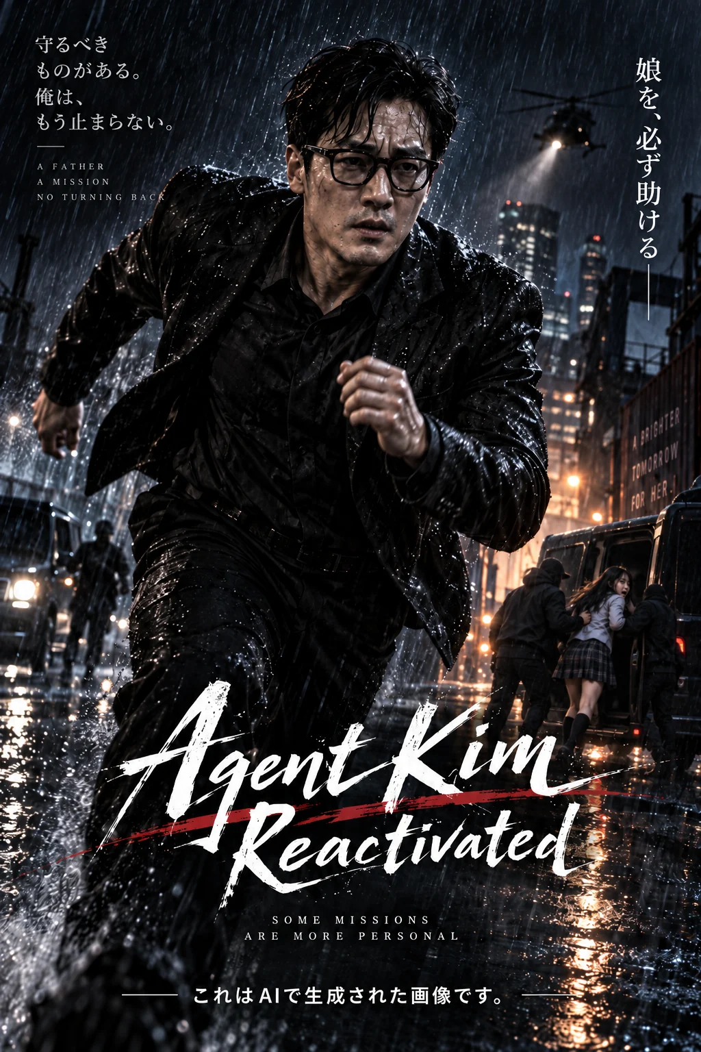 『Agent Kim Reactivated』AI生成イメージ